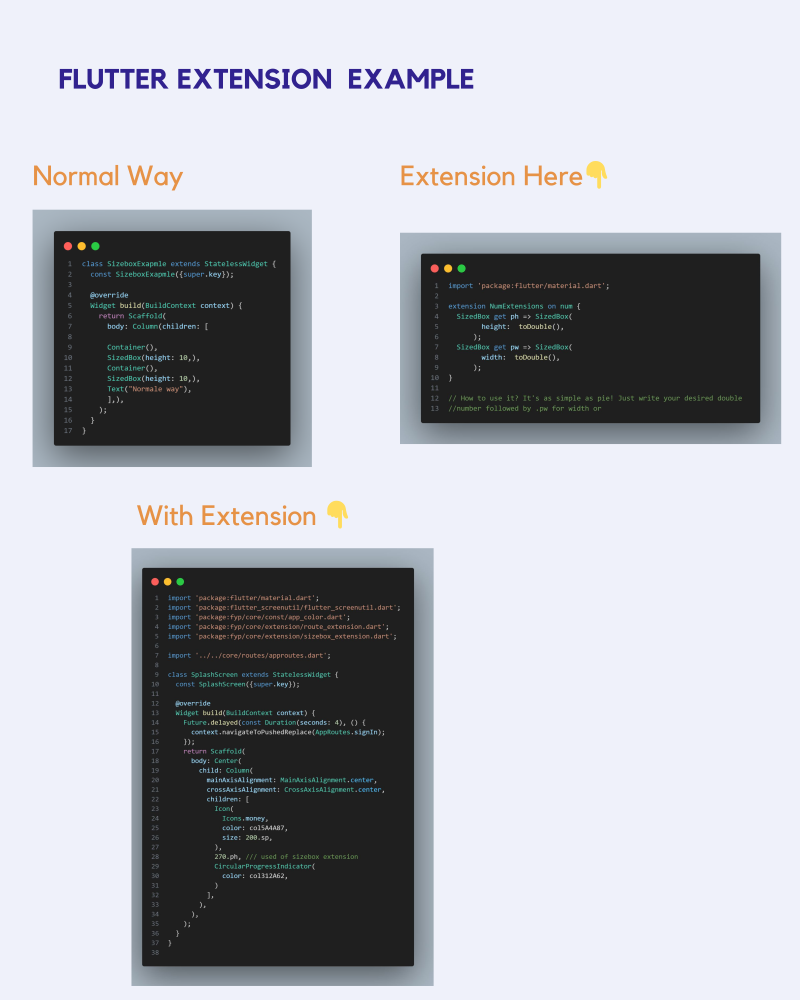 Flutter Extensions Example