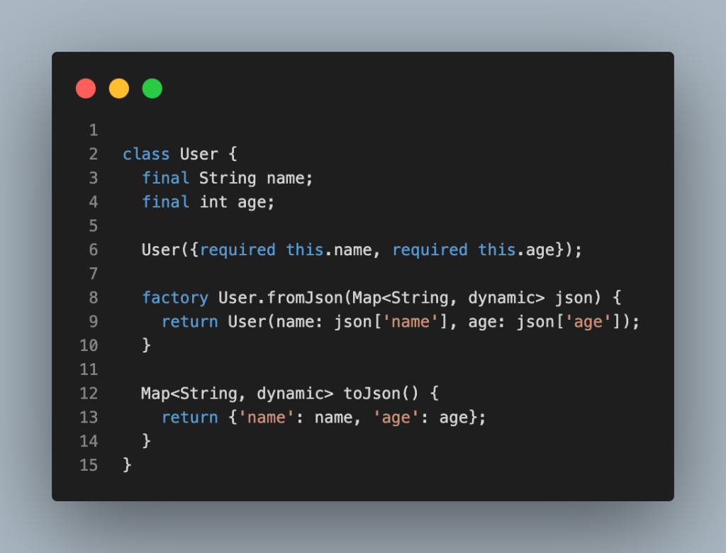 JSON Model Example