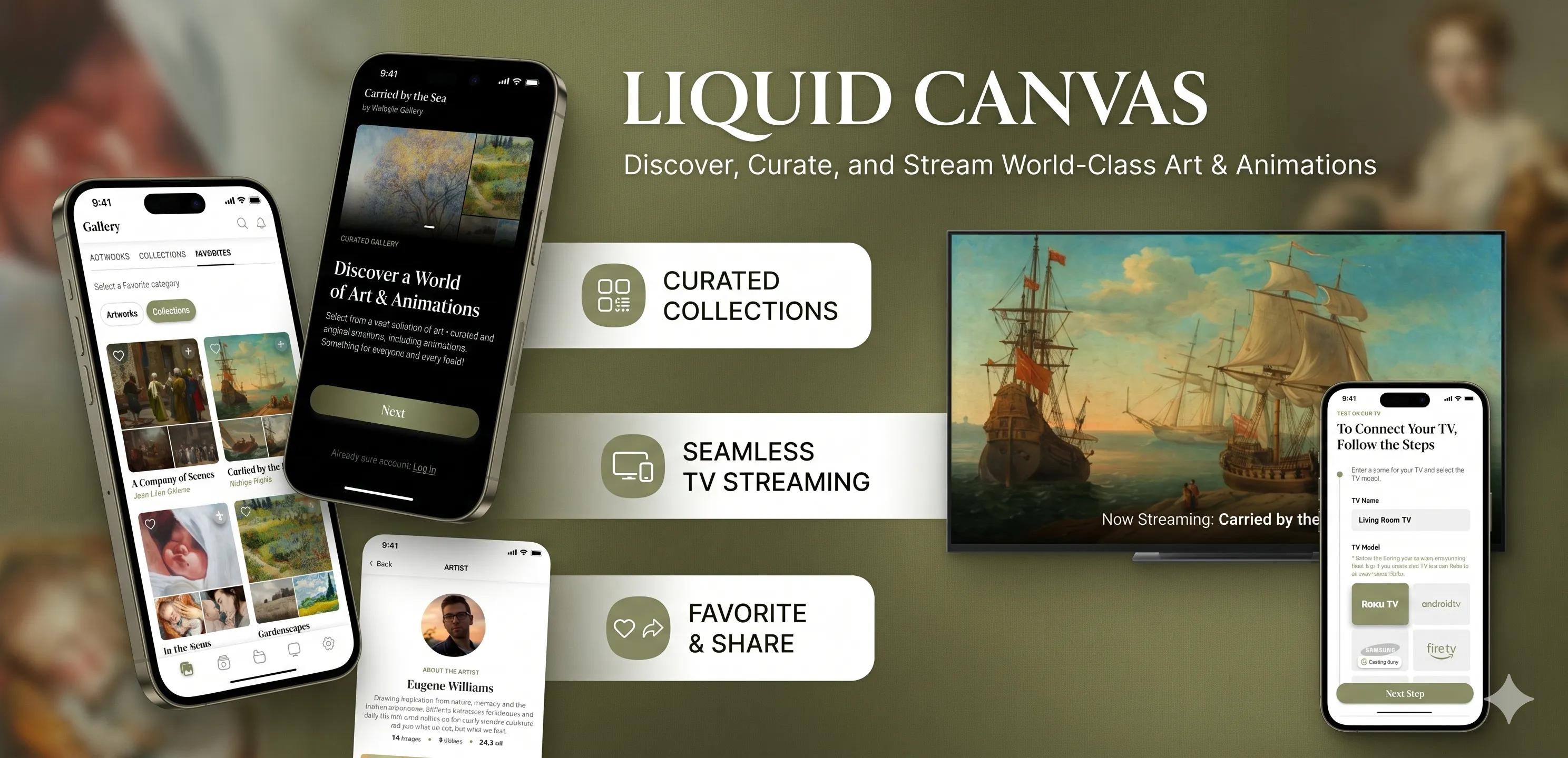 LQDCNVS - Digital Art built using Flutter - Flutter Application Showcase by Afaq Zahir